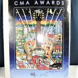 NWOT- Signed CMA Poster from 2006